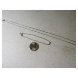 Sterling .925 19" Necklace & 6.5" Bracelt Thin