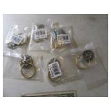 Lot (6) New Lion Head Brass Drawer Pulls