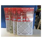 Lot (4) 12x20x1 Furnace Air Filters HONEYWELL