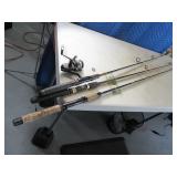 Lot (3) Fishing Poles