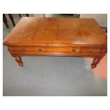 48"x30" Pine Coffee Table w/ Drawers