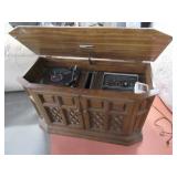 42" Vintage Console Album~8Track Stereo Cabinet