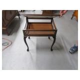 Neat Glass QueenLeg Lifttop End~Side Table