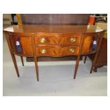 66" Serpentine Front Beautiful Buffet Side Cabinet