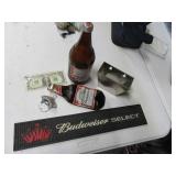 Lot (5) Budweiser Bar Acces Opener~Rail~Bottle~Hld