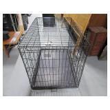 XL Folding Metal Cage Dog Kennel Complete