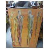 26"x39" Modernistic Look Wood Artwork Wall Decor
