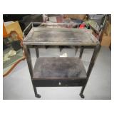 26" Heavy Metal Roller Cart w/ Drawer Kitchen~Home