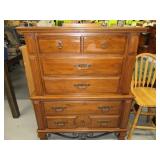 44" HeavyDuty Oak 5drawer Chest of Drawers Dresser
