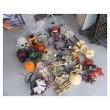 Lot (14) Halloween Decor Pieces