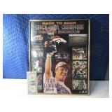 Elway Framed Poster 16"x20" BACK TO BACK CHAMPS
