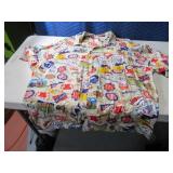 Broncos szXXL Button Up "busy" Shirt
