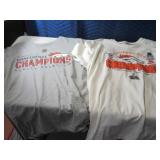 Lot (2) Broncos szXXL Champion T-Shirts EXC