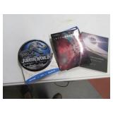 Intersteller & Jurassic World Blu Ray Movies