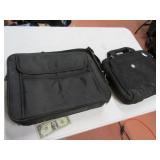 Lot (2) Soft Laptop Carry Bags Briefcases