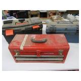 Lot (3) AS IS Tool Boxes w/ Some Sockets