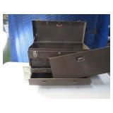 Vintage KENNEDY 20" Metal Tool Box NICE