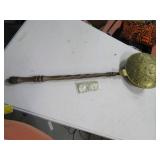 36" Brass/Copper Wood Handle Decor Popper