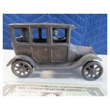 Antique ARCADE 6.5" Cast Iron Car Toy EXC