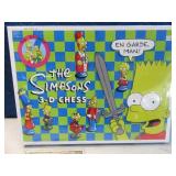 THE SIMPSONS 3D Chess Game Set UNOPENED