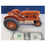 Early Poly/Plastic ALLIS CHALMERS 8" Toy Tractor