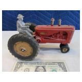 Early MASSEY HARRIS 8" Metal Toy Tractor