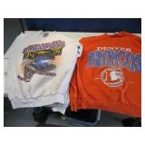 Lot (2) Broncos NFL Sweatshirts