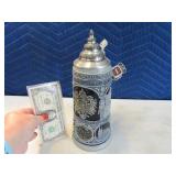 LtdEd KING German Blue Beer Stein EXC "B"