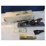 Vtg USA 14" Hand Planer Tool w/ Original Box