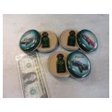 Lot (3) JAGUAR Mini Cologne Collectors Tins