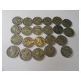 Lot (22) asst Buffalo Nickels
