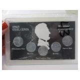 5pc 1943 Steel Penny Collector