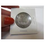 1893 Columbia Half Dollar Coin in sleeve