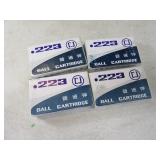 80rds .223 Ammo Ball Cartridges