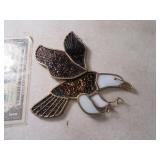 Eagle Stained Glass 7" Light Hanging Catcher