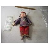 Antique 12" Hand Puppet Toy Figure Rare? Unique