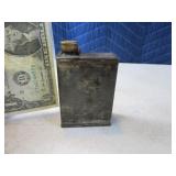 Antique Military? 3.5" Metal Flask?