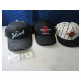 Jack~Hard Rock~Garth (3) Ball Caps Hats
