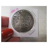 1882o Morgan Silver Dollar Coin sleeved