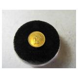 1856 TypeIII Gold Dollar Pin