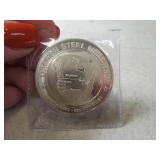 1995 CF&I Steel 1oz Silver Slug Token NEAT