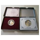 2pc Proof & UNCirculated 1982 Comm Half Dollars