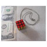 Rubiks Cube Necklace Mini Working