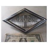 DIAMOND T Flat Front Truck Grill Ornament RARE