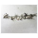 Superb Sterling Silver Charm Bracelet NEAT Charms