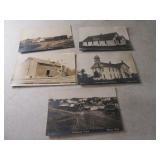 Lot (5) Antique WACO NEBRASKA Early Postcards