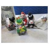 Lot (5) RealLook Mice Mouse Dressed Up Figures