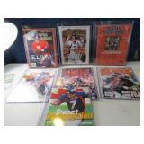 Lot (7) BRONCOS Elway Magazines in Cases