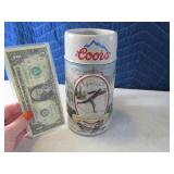 COORS 1991 Skiing Legend Beer Stein