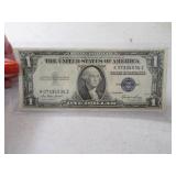 1935E $1 Blue Seal Bill Currency